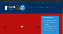 Desktop Screenshot of pirieappliances.ca